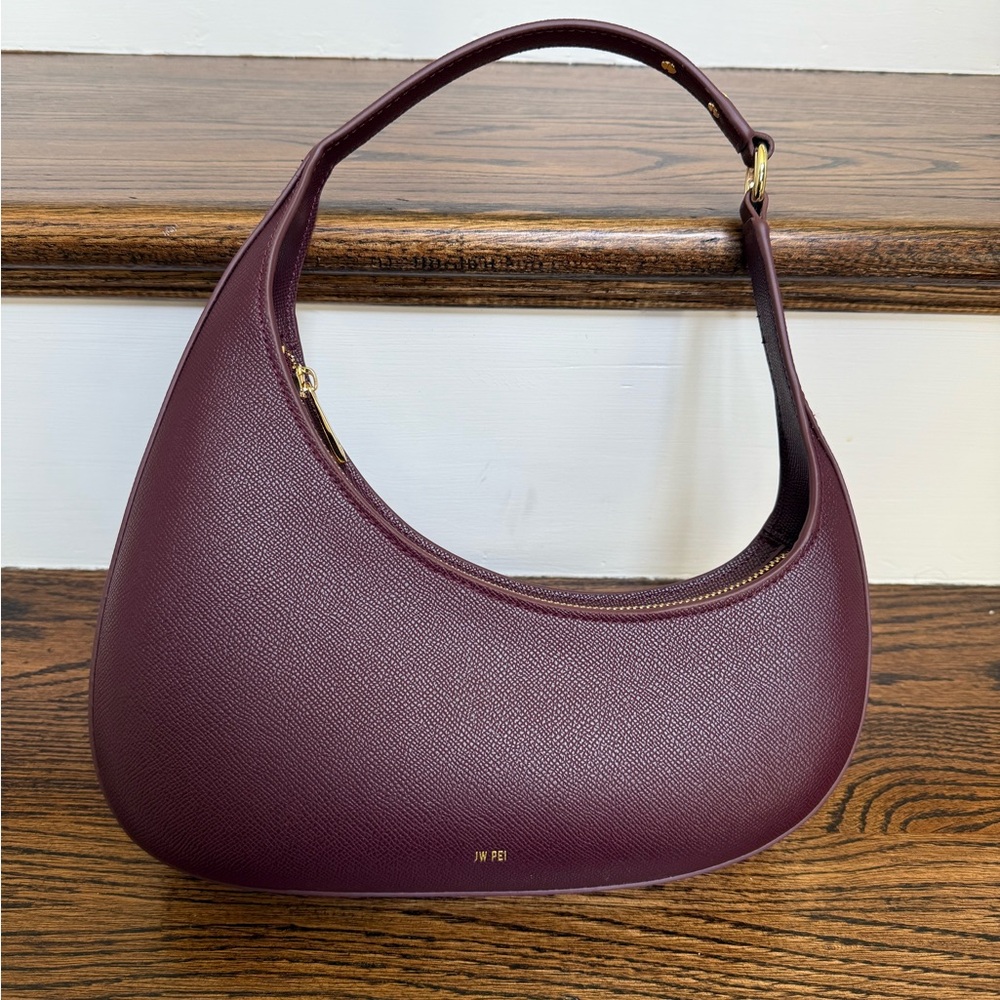 JW PEI Purple Hobo Bag Sleek Minimalist Design